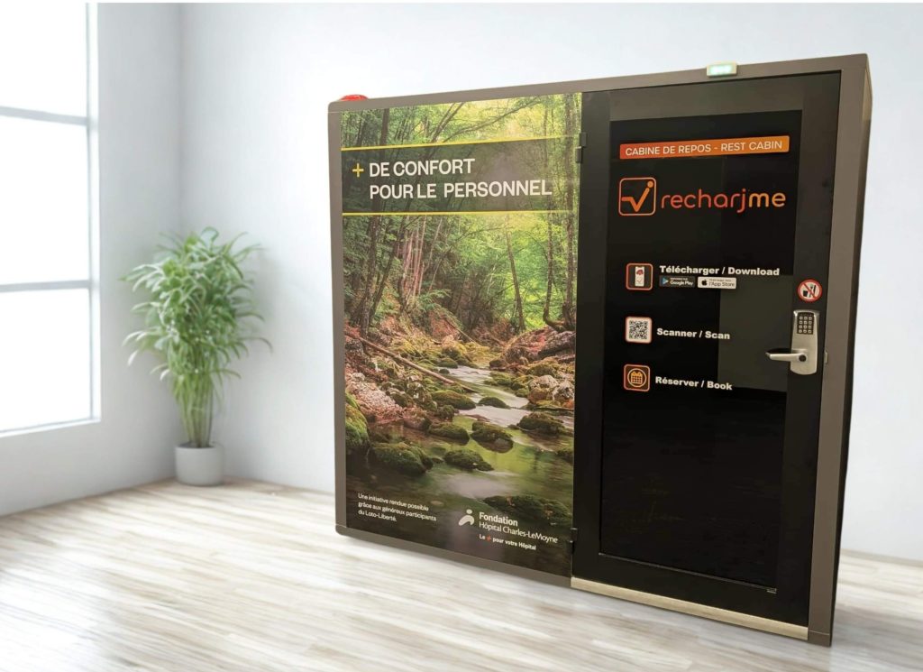 La Cabine de Repos Recharjme un boost d'énergie